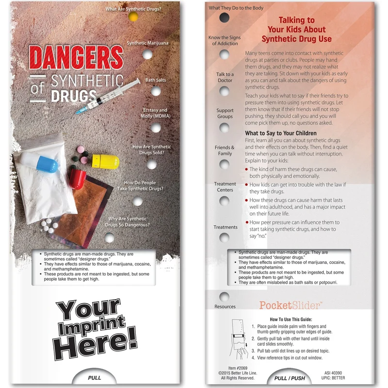 Pocket Slider - Dangers of Synthetic Drugs