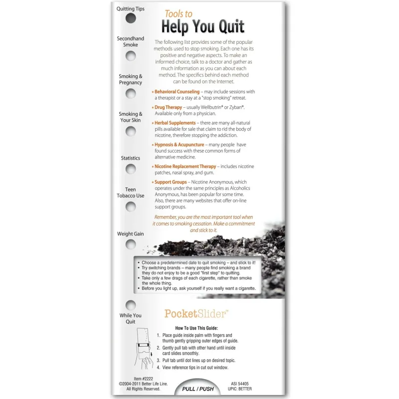 Pocket Slider - Risks of Smoking and Tobacco — view 3