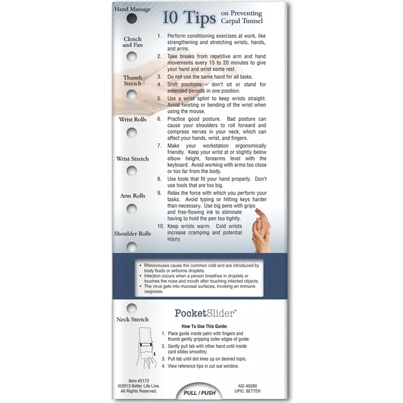 Pocket Slider - Your Hand and Wrist Health — view 2