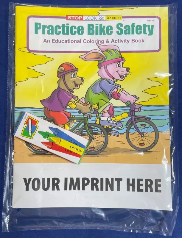 Practice Bike Safety Coloring Book — view 3