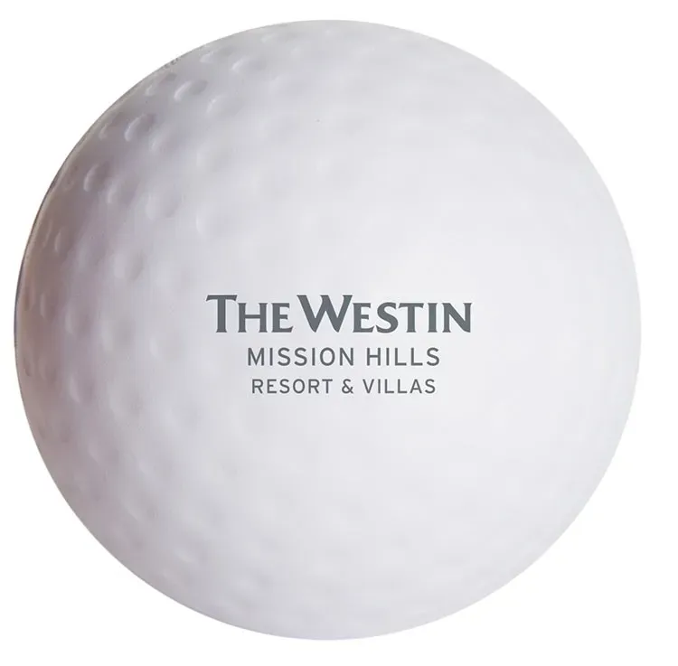 Custom Printed Golf Ball Stress Reliever