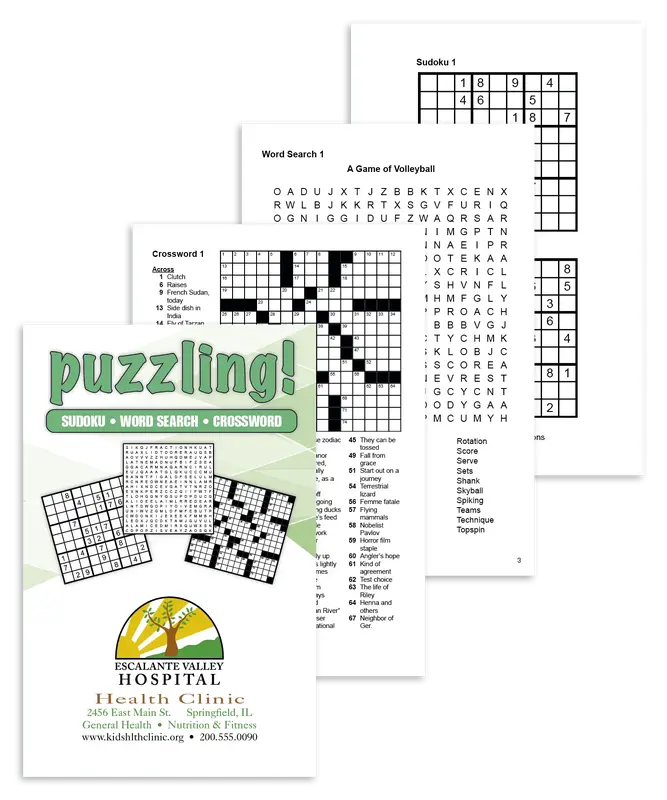 Custom Puzzling Activity Book!