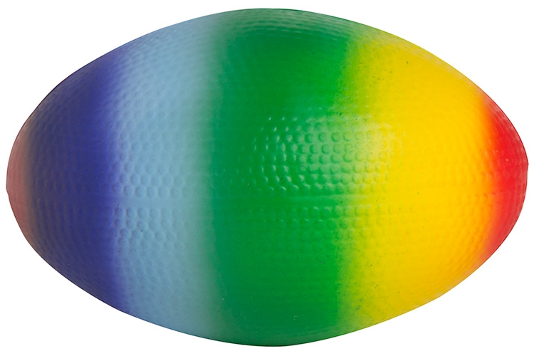 Rainbow Football Stress Reliever