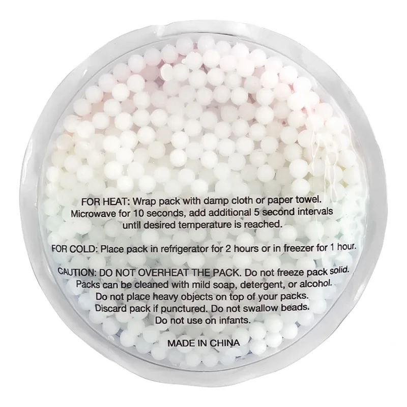 Rainbow Gel Beads Hot/Cold Pack Circle — view 4