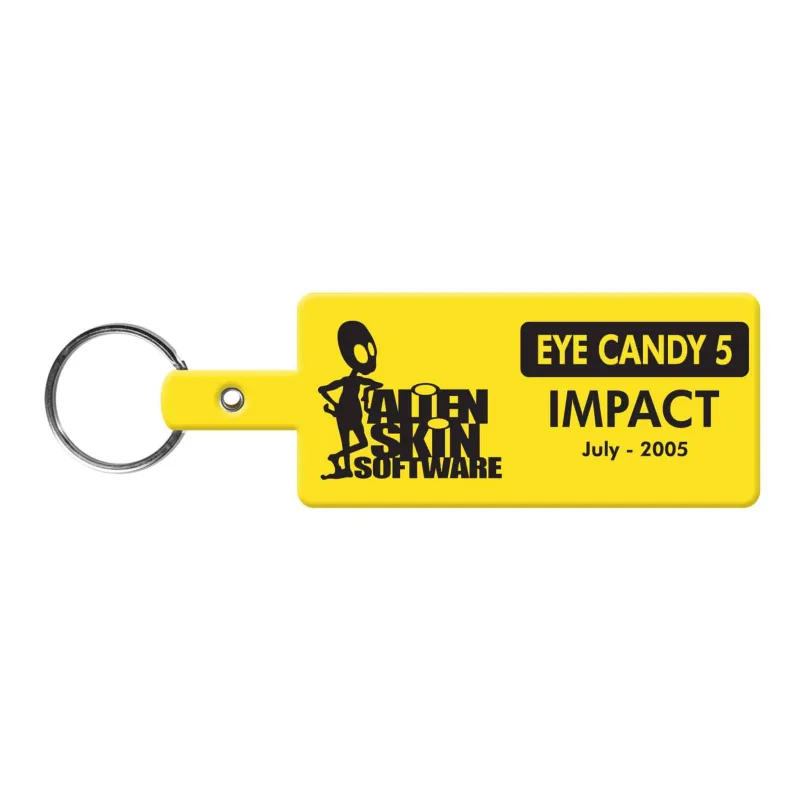 Rectangle Flexible Key Tag — view 12