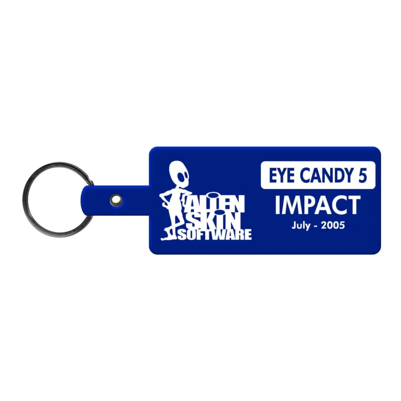 Rectangle Flexible Key Tag — view 6