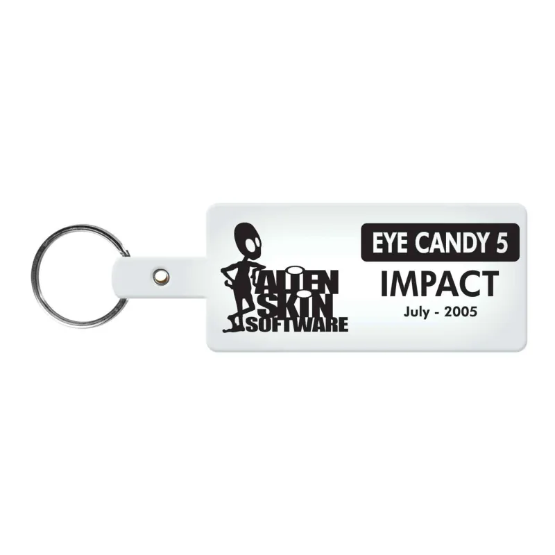 Rectangle Flexible Key Tag — view 10