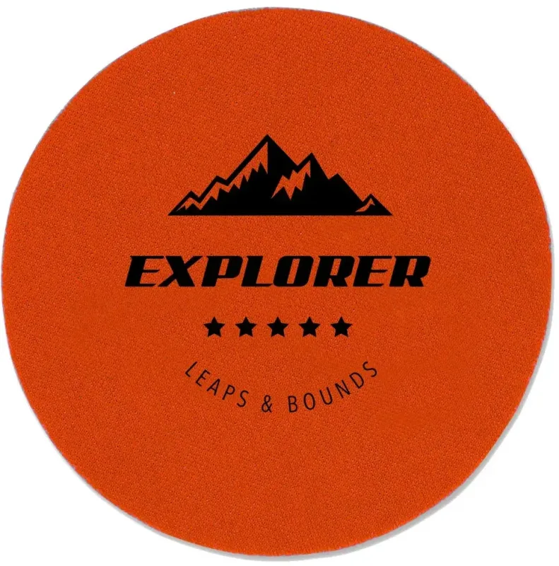 Personalized Round Foam Coasters — view 13