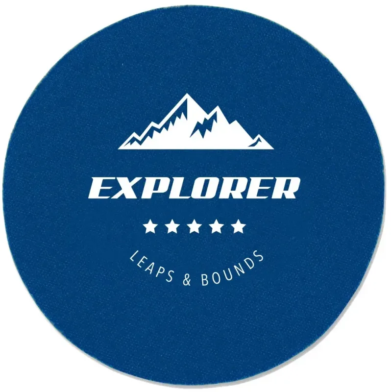 Personalized Round Foam Coasters — view 2