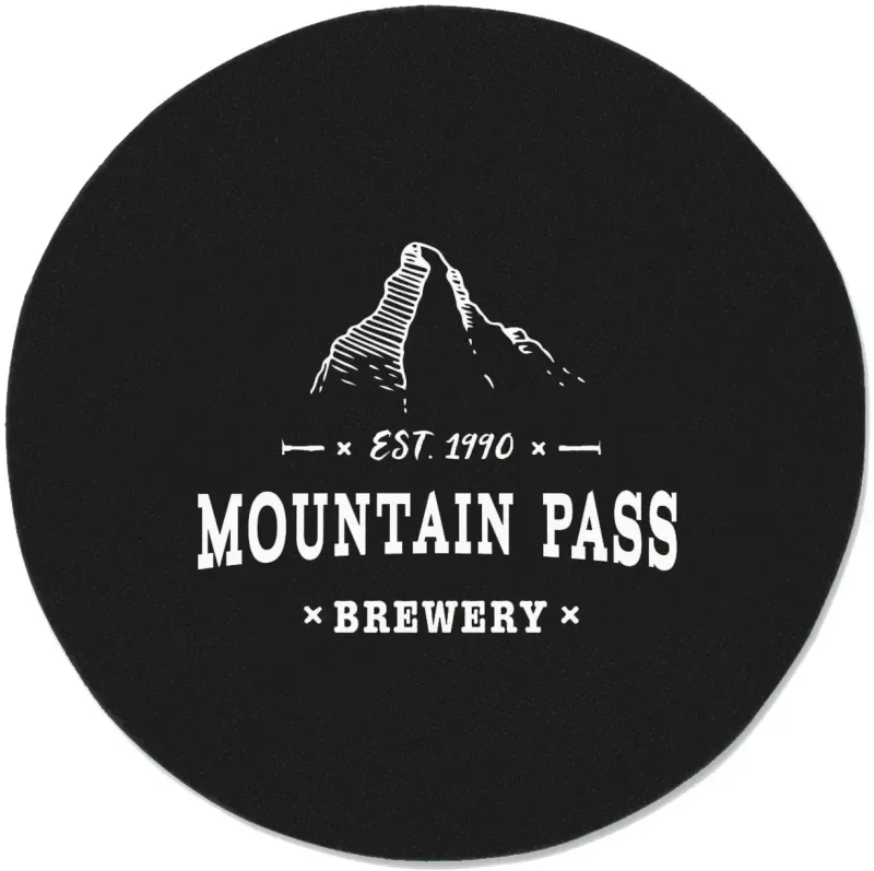 Personalized Round Foam Coasters — view 4