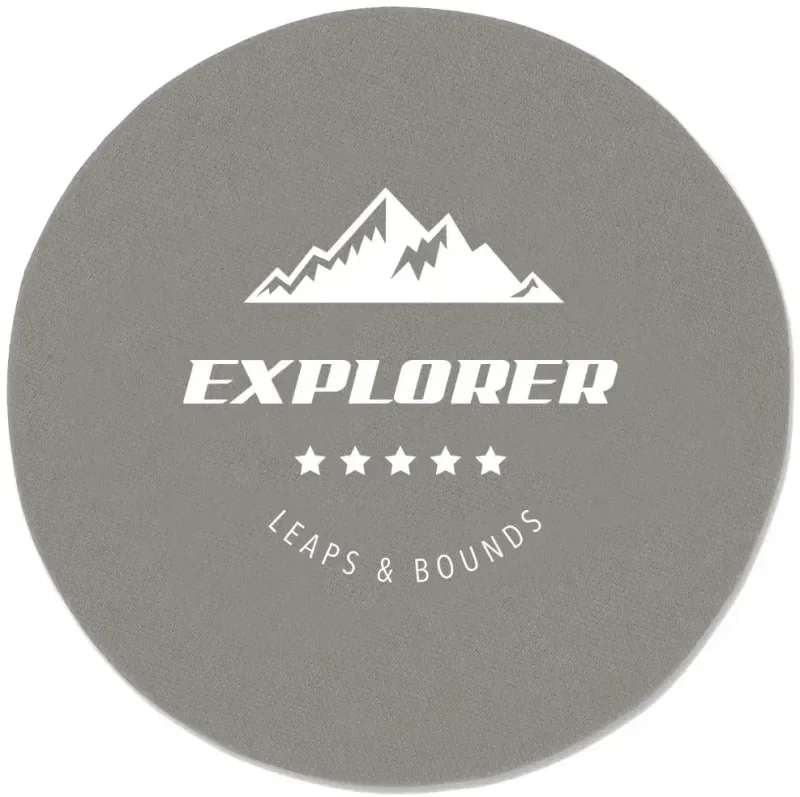 Personalized Round Foam Coasters — view 5