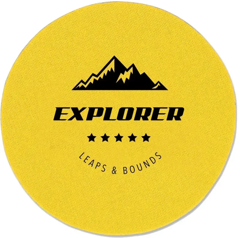 Personalized Round Foam Coasters — view 6