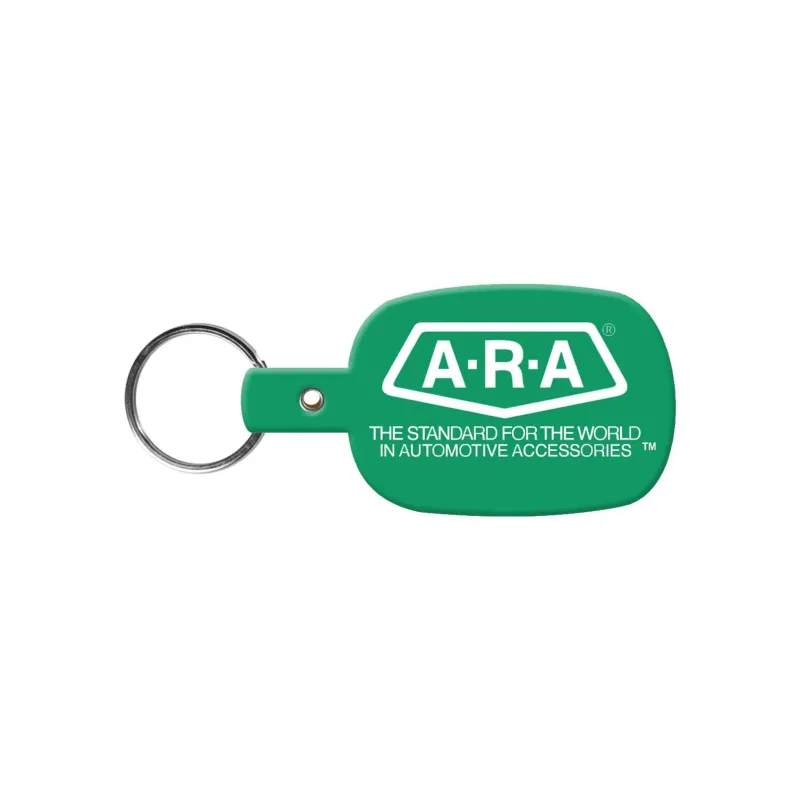 Round Rectangle Flexible Key Tag — view 5