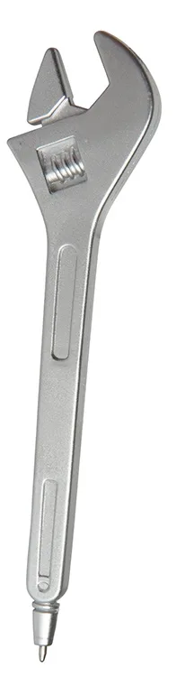Imprinted Silver Wrench Tool Pen — view 3