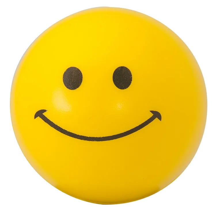 Custom Smiley Face Stress Reliever — view 3
