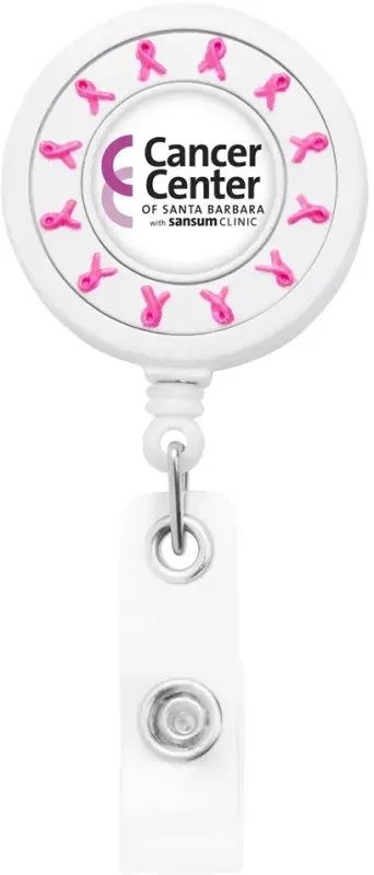 Custom Spinner Retractable ID Badge Reel β view 1