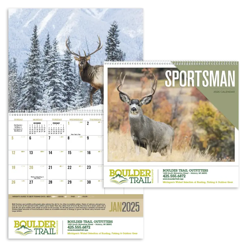 Custom Sportsman Calendar