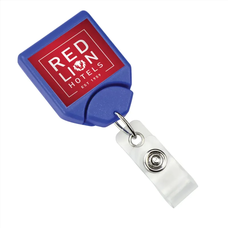 LogoClip Badge Reel - Custom Square (100 Pack) — view 2