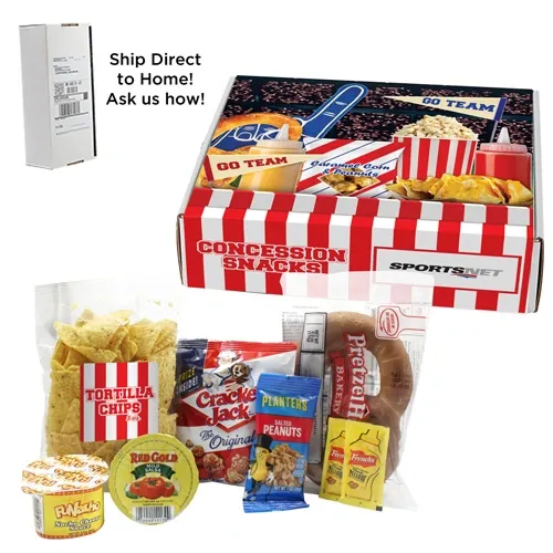 Custom Stadium Snack Box Gift Set