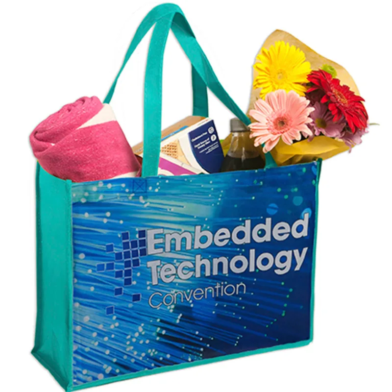 Sublimated Non-Woven Shopping Tote — view 2