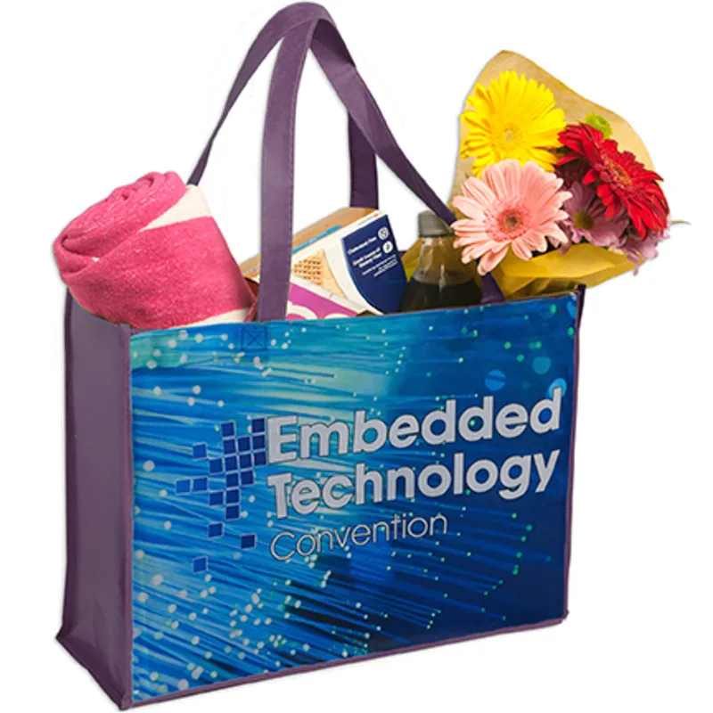 Sublimated Non-Woven Shopping Tote — view 5