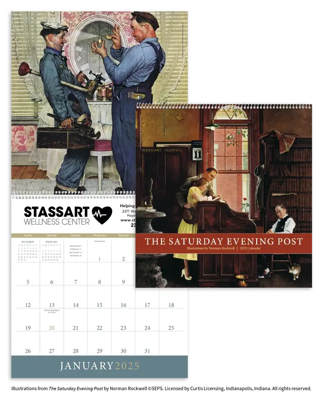 Custom The Saturday Evening Post Calendar