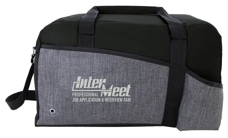 Custom Two-Tone Center Court Duffel Bag — view 2