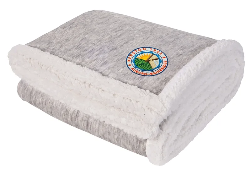 Custom Two-Tone Sherpa Throw — view 3