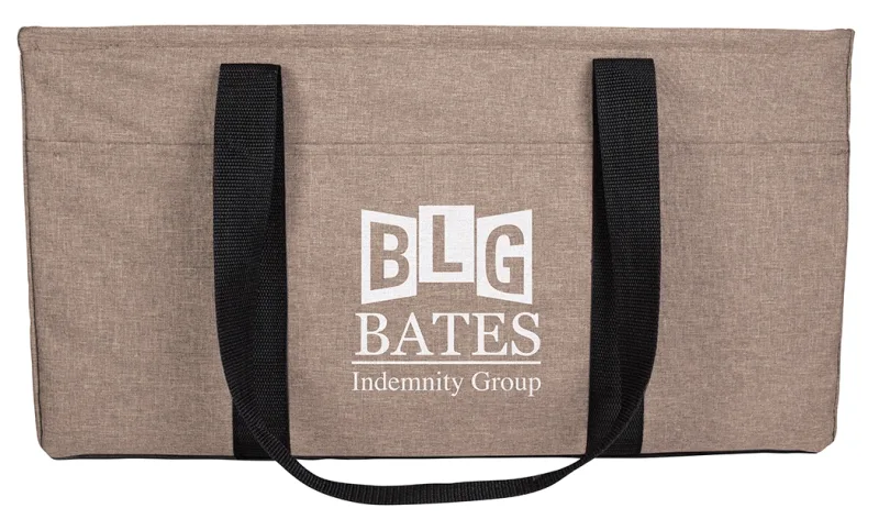 Custom Two-Tone Utility Tote Bag — view 6