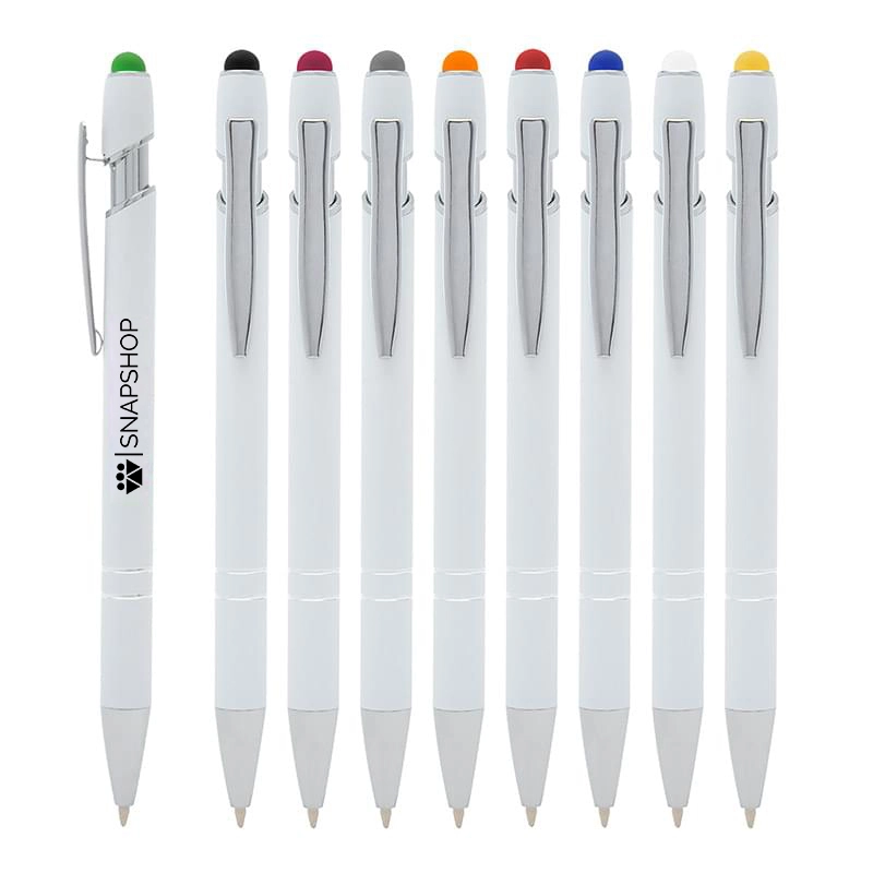 Custom White Stylus Pens