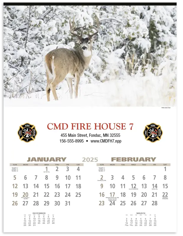 Custom Wildlife Calendar