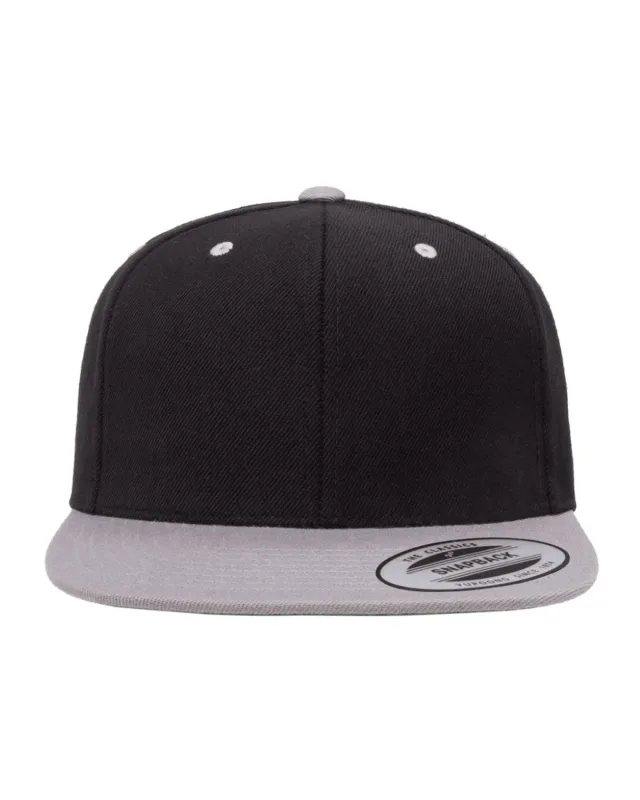 YP Classics Adult Flat Visor Classic Snapback Cap — view 11