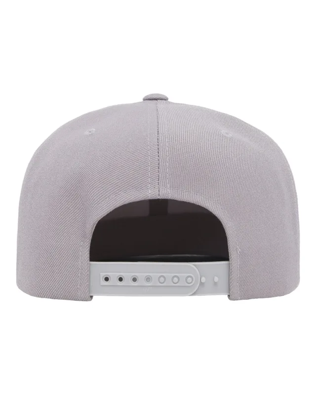 YP Classics Adult Flat Visor Classic Snapback Cap — view 13