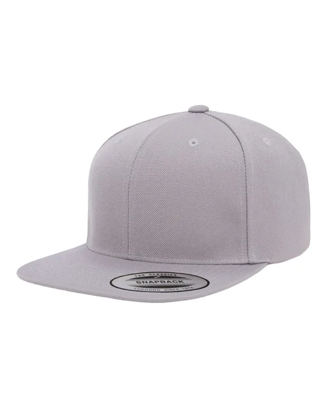 YP Classics Adult Flat Visor Classic Snapback Cap — view 16