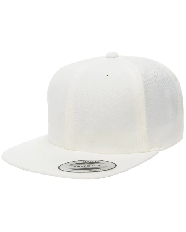 YP Classics Adult Flat Visor Classic Snapback Cap — view 18