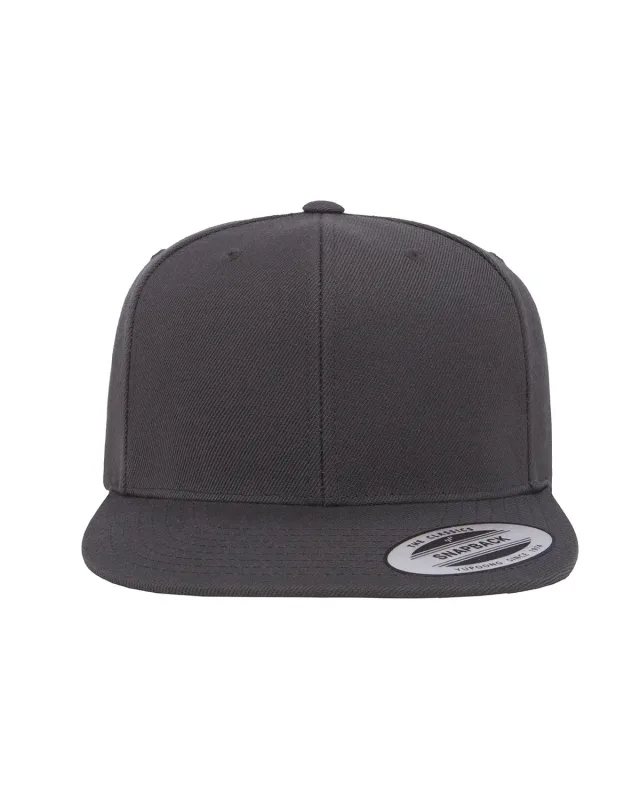 YP Classics Adult Flat Visor Classic Snapback Cap — view 20