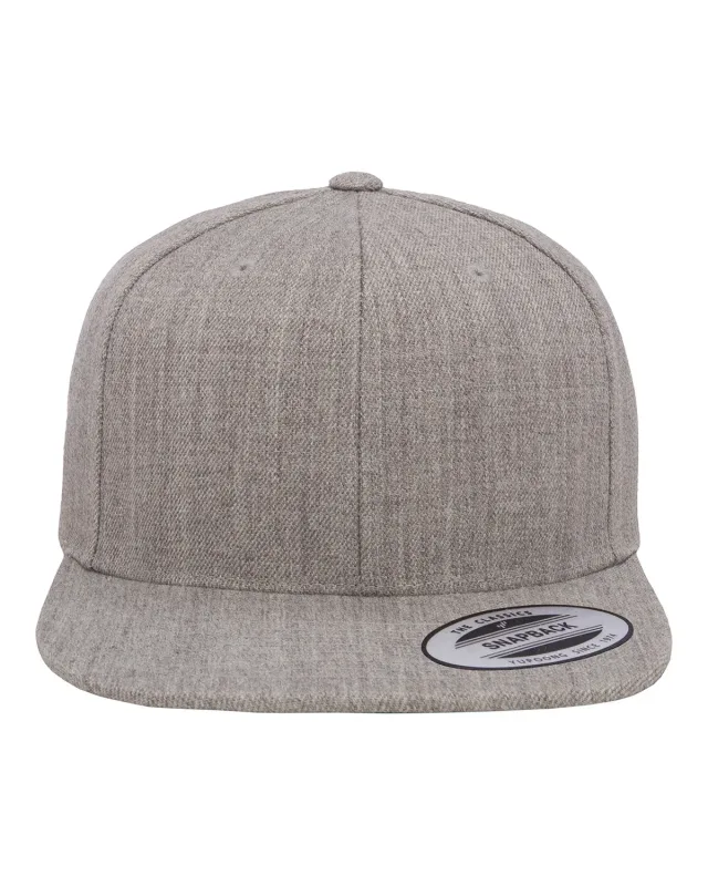 YP Classics Adult Flat Visor Classic Snapback Cap — view 24