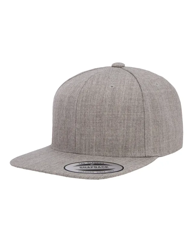 YP Classics Adult Flat Visor Classic Snapback Cap — view 26