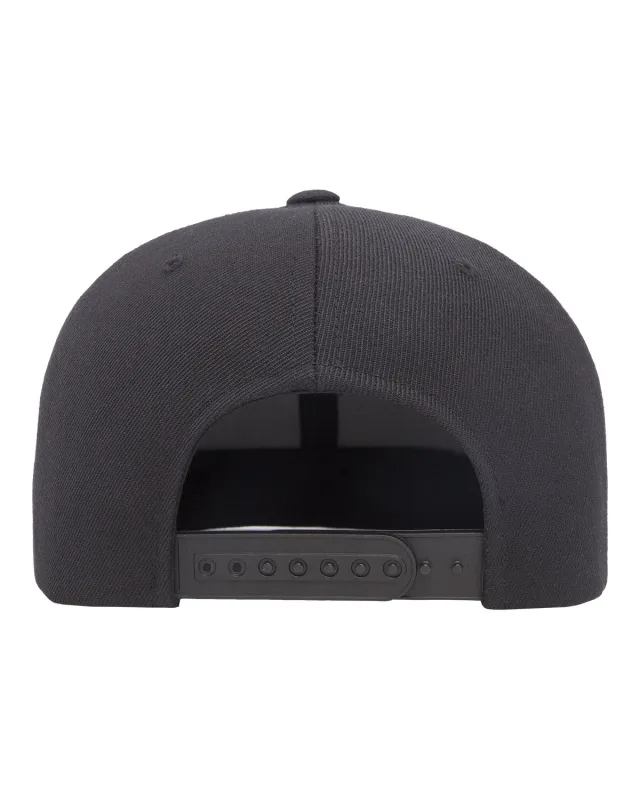 YP Classics Adult Flat Visor Classic Snapback Cap — view 27