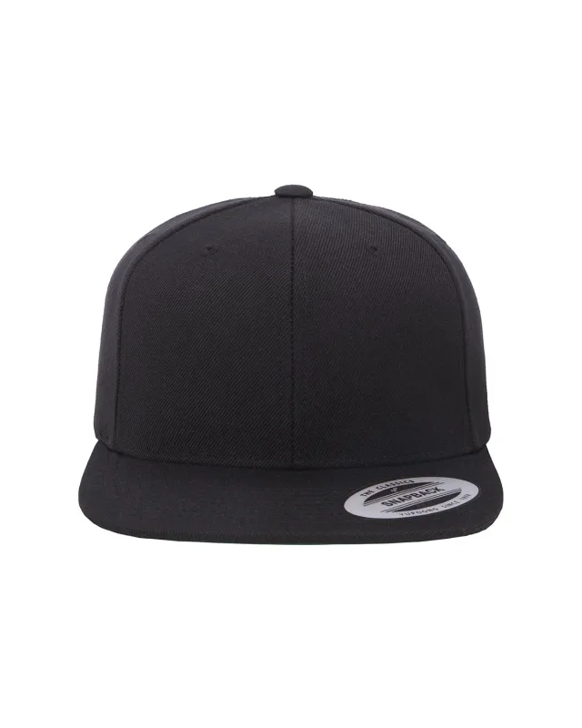 YP Classics Adult Flat Visor Classic Snapback Cap — view 28