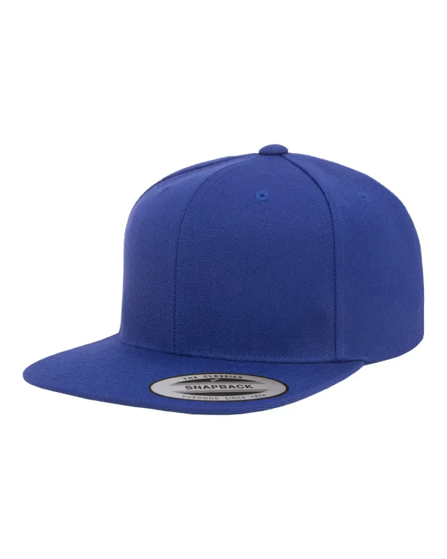 YP Classics Adult Flat Visor Classic Snapback Cap — view 38