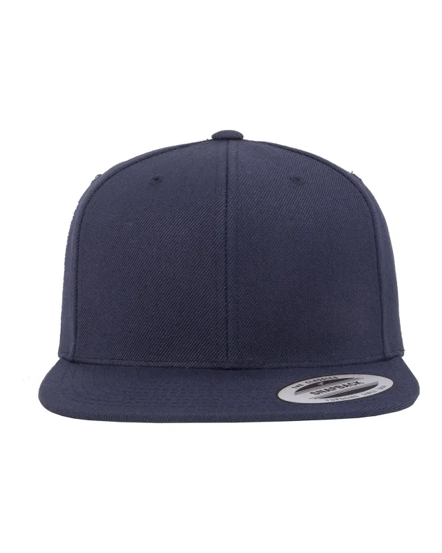 YP Classics Adult Flat Visor Classic Snapback Cap — view 40