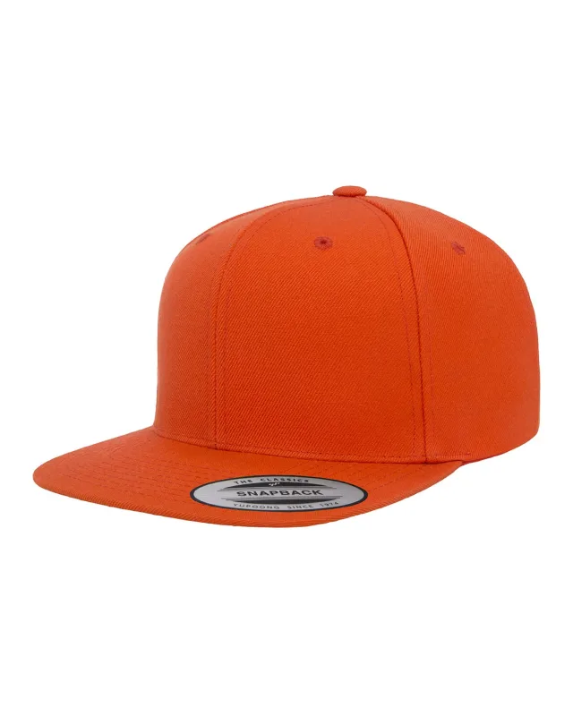 YP Classics Adult Flat Visor Classic Snapback Cap — view 45