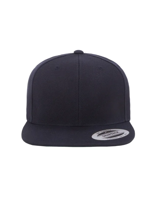 YP Classics Adult Flat Visor Classic Snapback Cap — view 47