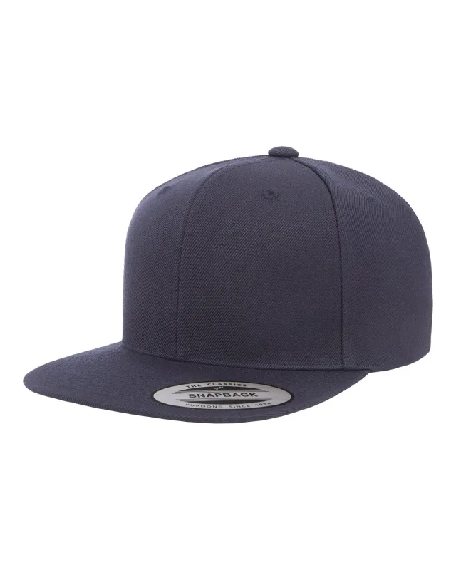 YP Classics Adult Flat Visor Classic Snapback Cap — view 49
