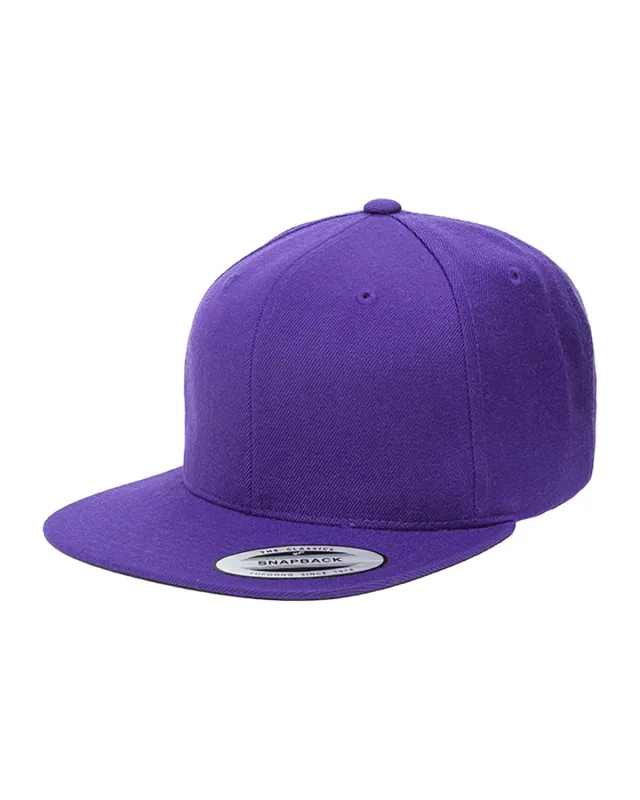 YP Classics Adult Flat Visor Classic Snapback Cap — view 52
