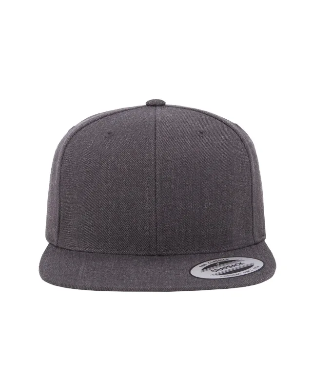 YP Classics Adult Flat Visor Classic Snapback Cap — view 58