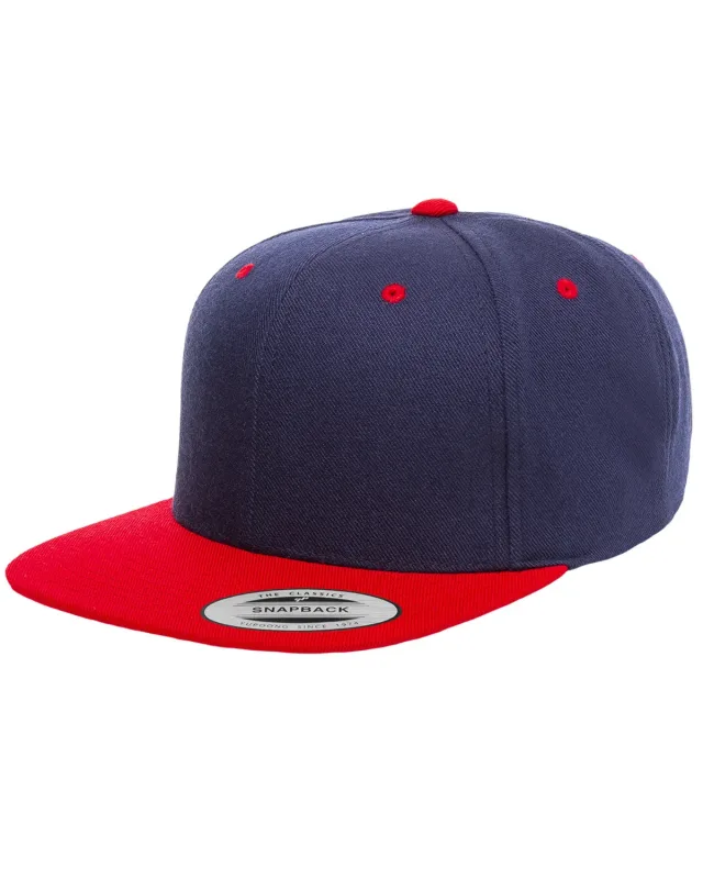 YP Classics Adult Flat Visor Classic Snapback Cap — view 62