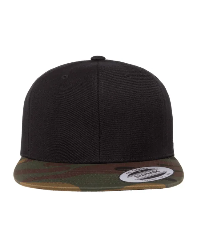 YP Classics Adult Flat Visor Classic Snapback Cap — view 64