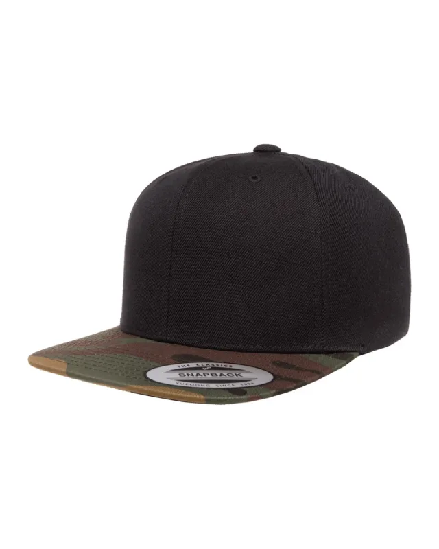 YP Classics Adult Flat Visor Classic Snapback Cap — view 65